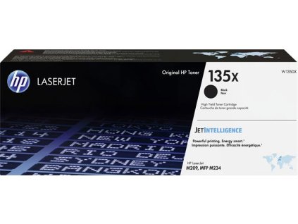 W1350X Laserový toner do LaserJet M209, MFP M234 tlačiarní, HP 135X, čierna, 2,4k