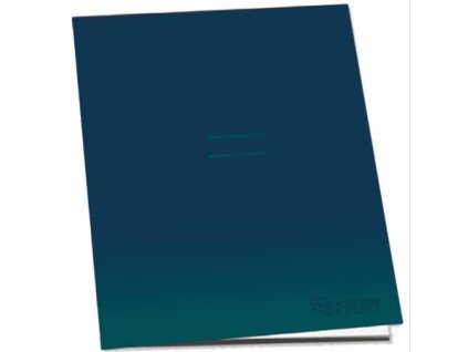 Zošit, A5, linajkový, 52 listov, PULSE "Dark Colours"