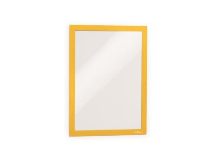 Informačný panel, so samolepiacou zadnou stranou, A4, DURABLE "DURAFRAME®", žltá