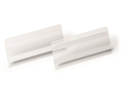 Logistické vrecko, 150x67 mm, ležaté, DURABLE, so samolepiacou páskou, priehľadné