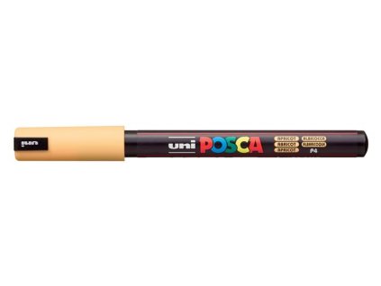 Dekoračný popisovač, 0,7 mm, UNI "Posca PC-1MR", broskyňová
