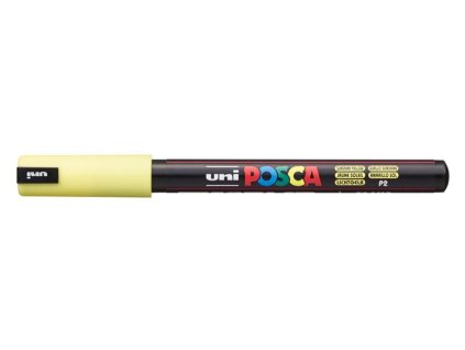 Dekoračný popisovač, 0,7 mm, UNI "Posca PC-1MR", slnečná žltá