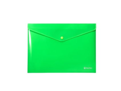 Obal na patent, A4, PP, PANTA PLAST, neónovo zelená