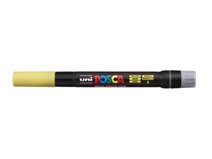 Štetcový popisovač, UNI "Posca PCF-350", žltá