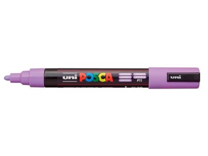 Dekoračný popisovač, 1,8-2,5 mm, UNI "Posca PC-5M", levanduľa