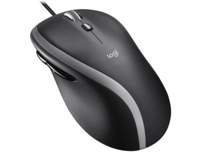 Myš, drôtová, optickám USB, štandardná veľkosť, LOGITECH, "M500S", čierna