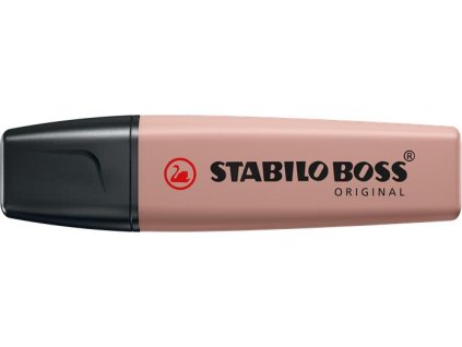 Zvýrazňovač, 2-5 mm, STABILO "BOSS original NatureColors", tmavohnedá