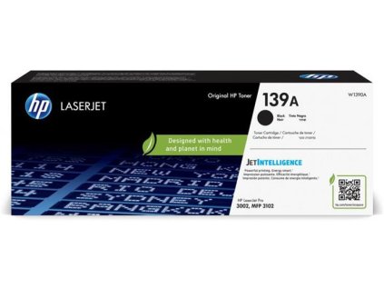 W1390A Laserový toner pre HP Laser Jet Pro MFP 3102 tlačiarne, HP 139A, čierna, 1500 strán