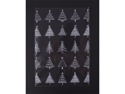 Celofánové vrecko, BOPP, 180x450 mm, vianočný vzor