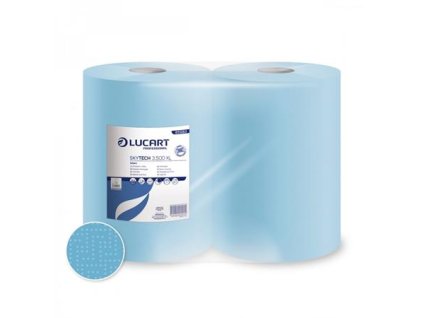 Utierky, v kotúči, 3-vrstvové, LUCART "SKYTECH 3.500 XL", modrá