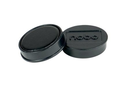 Magnetky, magnetické, pre biele tabule, 30 mm, 4 ks, NOBO, čierna