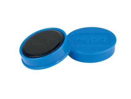 Magnetky, magnetické, pre biele tabule, 30 mm, 4 ks, NOBO, modrá