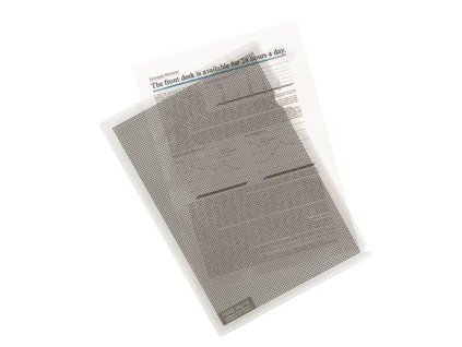 Euroobal "L" , na ochranú údajov, A4, PP, PLUS, biela