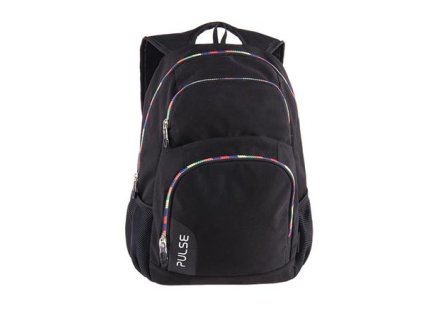 Batoh, s držiakom na notebook, PULSE "Element Rainbow", čierna