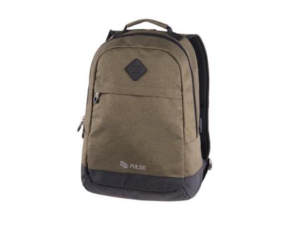 Batoh, s držiakom na notebook, PULSE "Bicolor Olive", zelená