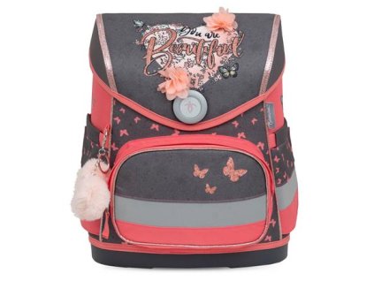 Školská taška, uzatváranie na magnet, BELMIL "Compact Bloomy Blossom"