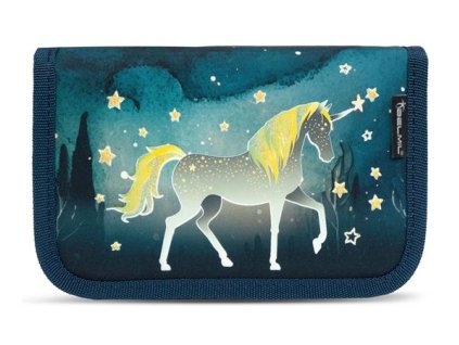 Peračník, 2 vyklápacie chlopne, BELMIL "Sparkling Unicorn"