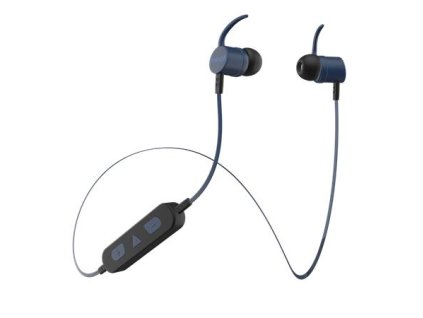 Slúchadlá, bezdrôtové, Bluetooth 5.1, s mikrofónom, MAXELL "Solid", modrá