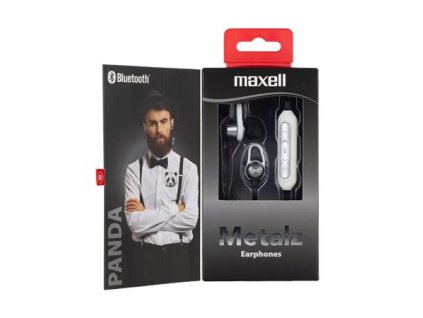Slúchadlá, bezdrôtové, Bluetooth 5.1, s mikrofónom,, MAXELL "Metalz Panda", čierna-biela