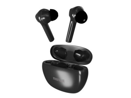 Slúchadlá, bezdrôtové, Bluetooth 5.3, s mikrofónom, MAXELL "Dynamic+", čierna