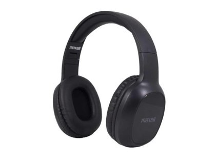 Náhlavné slúchadlá, bezdrôtové, Bluetooth 5.1, s mikrofónom, MAXELL "Bass 13 BT", čierna