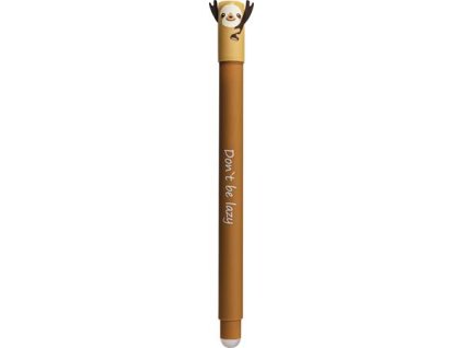 Roller, 0,7 mm, zmazateľný, EBERHARD FABER "Leňochod", modrá