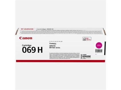 CRG-069H Laserový toner do i-SENSYS LBP 673Cdw tlačiarní, CANON, magenta, 5,5k