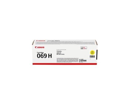 CRG-069H Laserový toner do i-SENSYS LBP 673Cdw tlačiarní, CANON, žltá, 5,5k