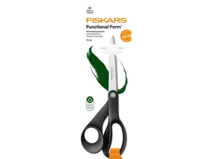 Nožnice, univerzálne, 21 cm, FISKARS "Functional Form Renew", čierna