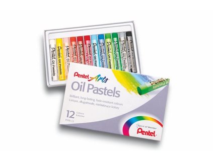 Olejové kriedy, PENTEL, "Arts", 12 rôznych farieb
