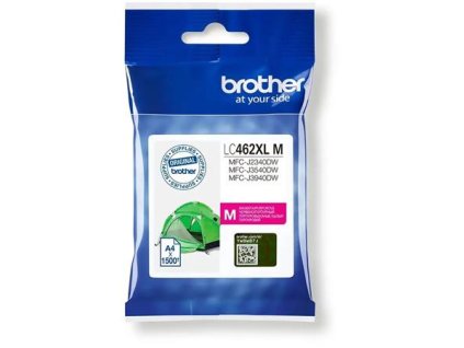 LC462XLM Atramentová náplň do MFC-J3540 tlačiarní, BROTHER, magenta, 1500 strán