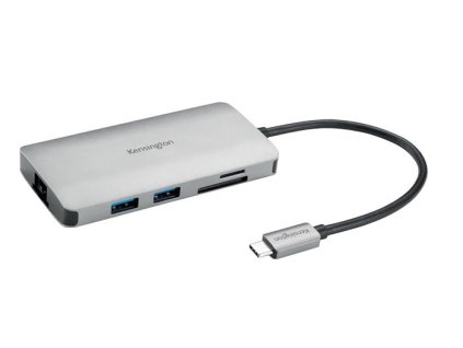 Dokovacia stanica, 8 portov, USB-C, KENSINGTON "UH1400P"