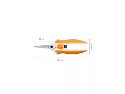 Nožnice na látky, 15 cm, FISKARS "EasyAction™", oranžová
