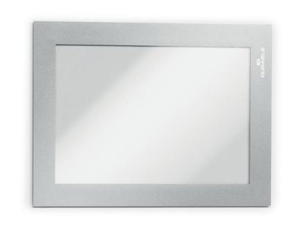 Informačný panel, A6, DURABLE "DURAFRAME®", strieborný