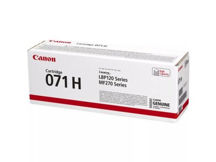 CRG-071H Laserový toner do i-Sensys LBP122dw, MF272dw tlačiarní, CANON, čierna, 2,5K