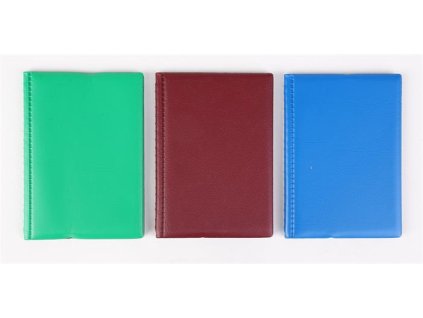 Držiak na preukazy, stojatý, s 10 vkladacími listami, PVC, „Rozšírený osobný“, pre ženy