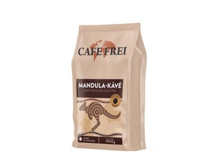 Káva, pražená, zrnková, 1000 g, CAFE FREI "Austrálska", mandľová