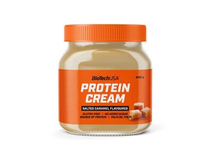 Nátierka s príchuťou slaného karamelu, BIOTECH USA "Protein Cream", 400 g