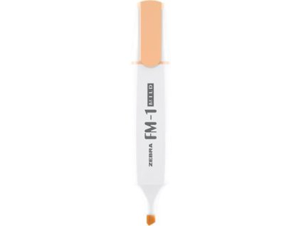 Zvýrazňovač, 3,5 mm, ZEBRA "FM-1 Mild", oranžová
