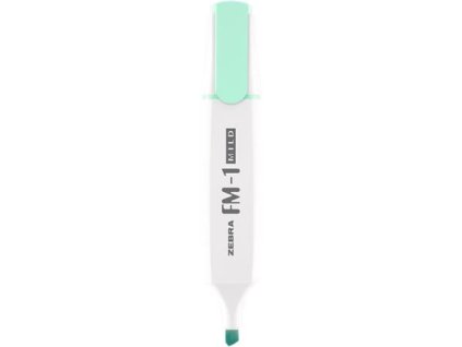 Zvýrazňovač, 3,5 mm, ZEBRA "FM-1 Mild", modrozelená