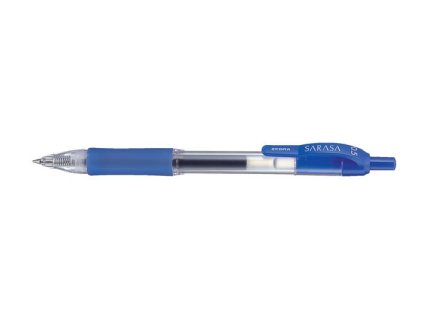 Gélové pero, 0,33 mm, stláčací mechanizmus, ZEBRA "Sarasa", modrá