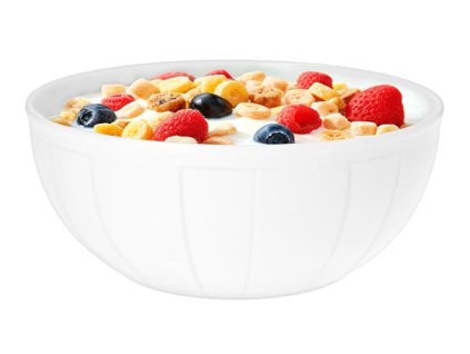 Miska na müsli a šalát, ROTBERG, biela, 17 cm, 6-dielna sada, "Oslo"