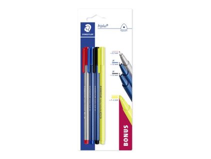 Sada písacích potrieb, 4-kusová, STAEDTLER "Triplus® multi set 34P1"