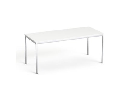 Stôl s kovovými nohami, univerzálny, 75x170 cm, MAYAH "Freedom SV-40", biela
