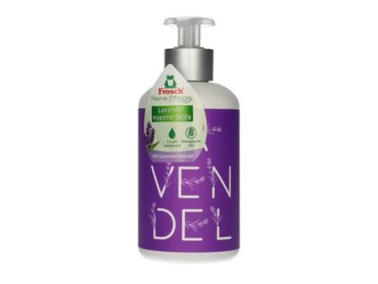 Tekuté mydlo, s pumpičkou, 300 ml, FROSCH, levanduľa
