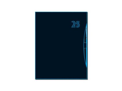 Diár, plánovací, A5, týždenný, stĺpcový, DAYLINER "Smart Blue", s perom