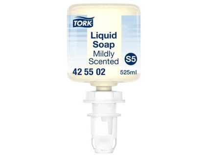 Tekuté mydlo, 0,525 l, S5 systém, TORK „Mini“, jemne parfumované, svetložltá