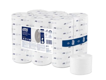 Toaletný papier, bezdutinkový, T7 systém, 3-vrstvový, priemer 13,1 cm, Premium, TORK "OptiServe", biela