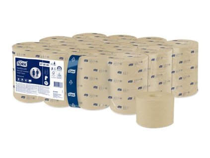 Toaletný papier, bezdutinkový, T7 systém, 2-vrstvový, priemer 13,1 cm, Advanced, TORK "OptiServe", prírodná