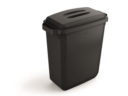 Odpadkový kôš, 60 l, plastový, DURABLE "DURABIN ECO", čierna